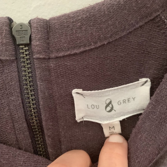 Lou & Grey “Double Play Tunic” raglan sweatshirt - Picture 3 of 8